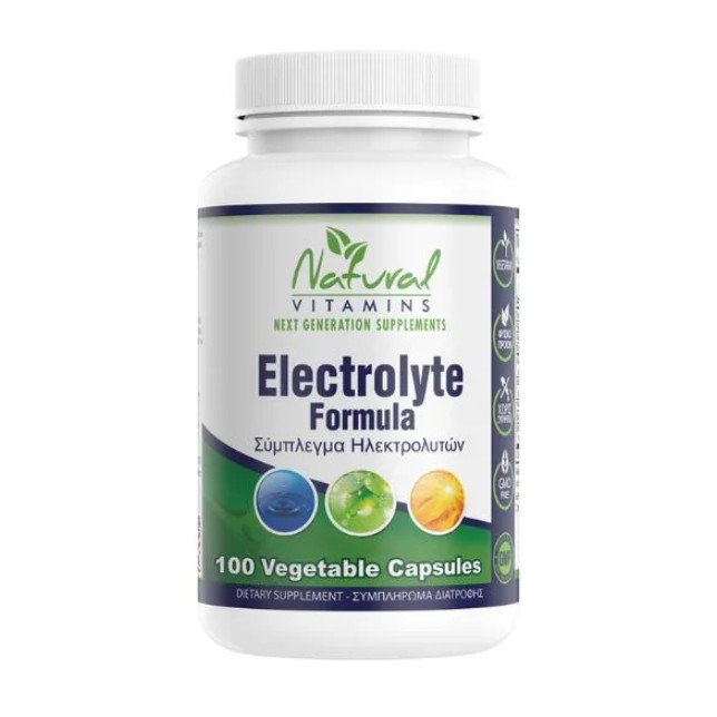 Natural Vitamins Electrolyte Formula 100 φυτικές κάψουλες