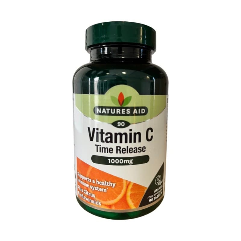 Vitamin C 1000mg - Natures Aid 90 ταμπλέτες