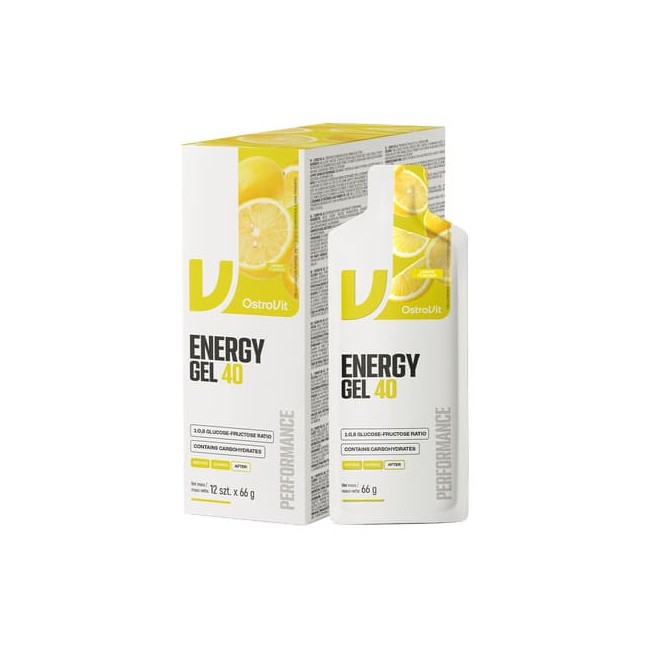 Energy Gel 12x66g - Ostrovit Lemon