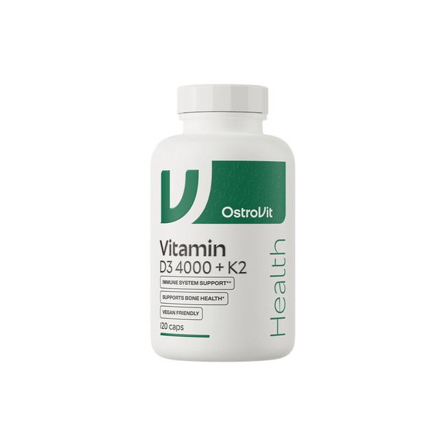 Βιταμίνη D3 4000 IU + K2 VEGE - OstroVit 120 κάψουλες