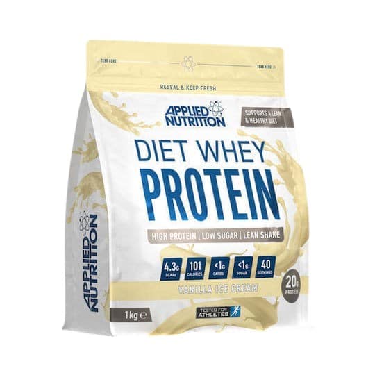 Diet Whey Protein- Applied Nutrition Πρωτείνη με Γεύση Vanilla Ice Cream 1000g