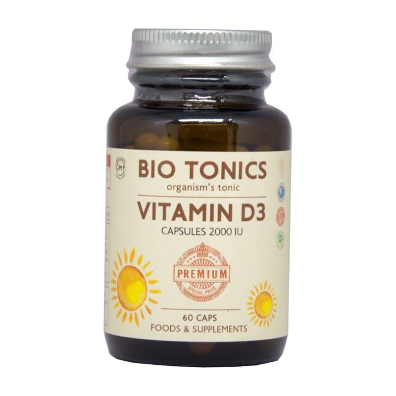 Vitamin D3 2000IU - Bio Tonics 60 κάψουλες