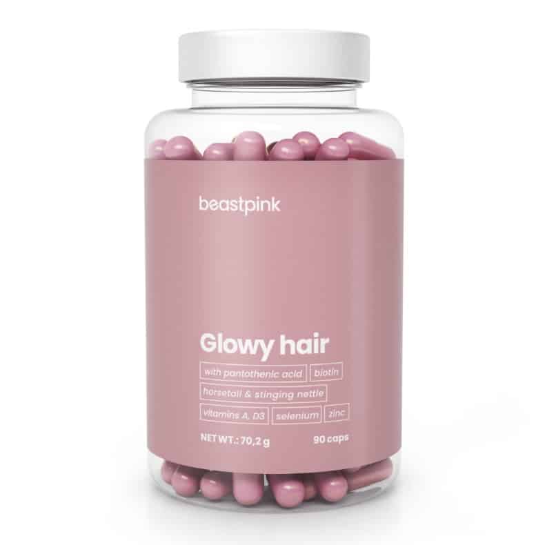 Glowy Hair - BeastPink 90 κάψουλες