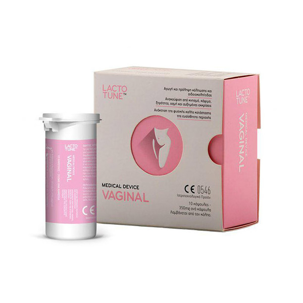 Innovis Lactotune Vaginal 10caps (αγωγή της κόλπωσης ή της αιδοιοκολπίτιδας και την πρόληψη της επανεμφάνισης)