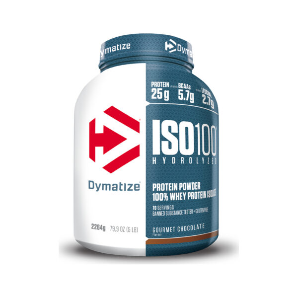 ISO100 Hydrolyzed Whey 2264 g – Dymatize με γεύση Gourmet Chocolate