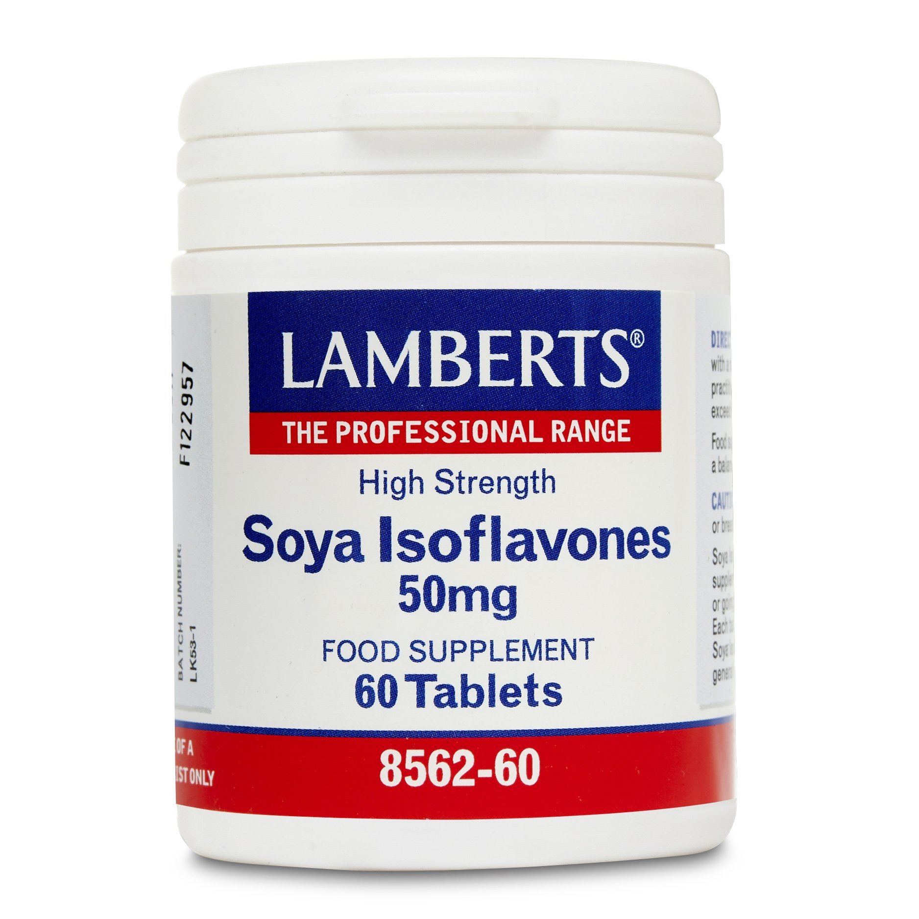Lamberts Soya Isoflavones 50mg Συμπλήρωμα Διατροφής Ισοφλαβονοειδών Σόγιας για Γυναίκες Κατά τη Διάρκεια της Εμμηνόπαυσης 60tabs