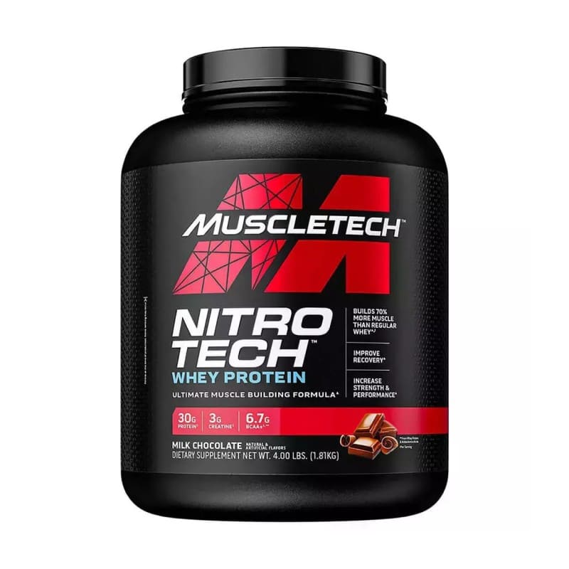 Nitrotech Whey Protein 1800gr - MuscleTech με Γεύση Σοκολάτα