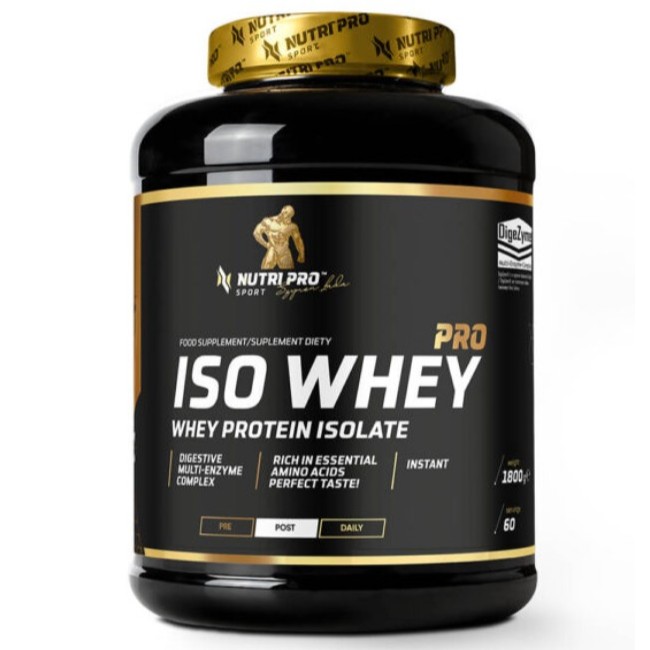 Iso Whey PRO Πρωτεΐνη Ορού Γάλακτος - Nutri Pro Sport με Γεύση Chocolate 1800gr