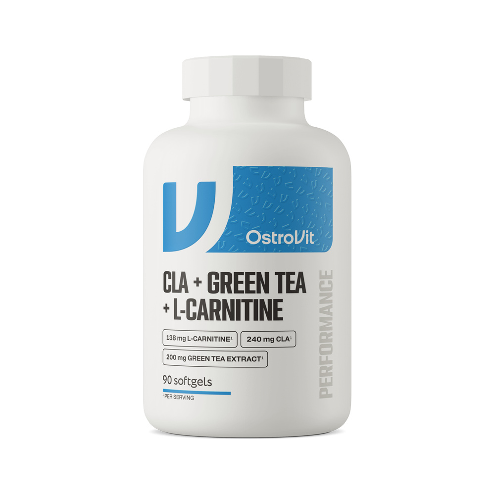 CLA + Πράσινο Τσάι + L-Καρνιτίνη- OstroVit 90 κάψουλες