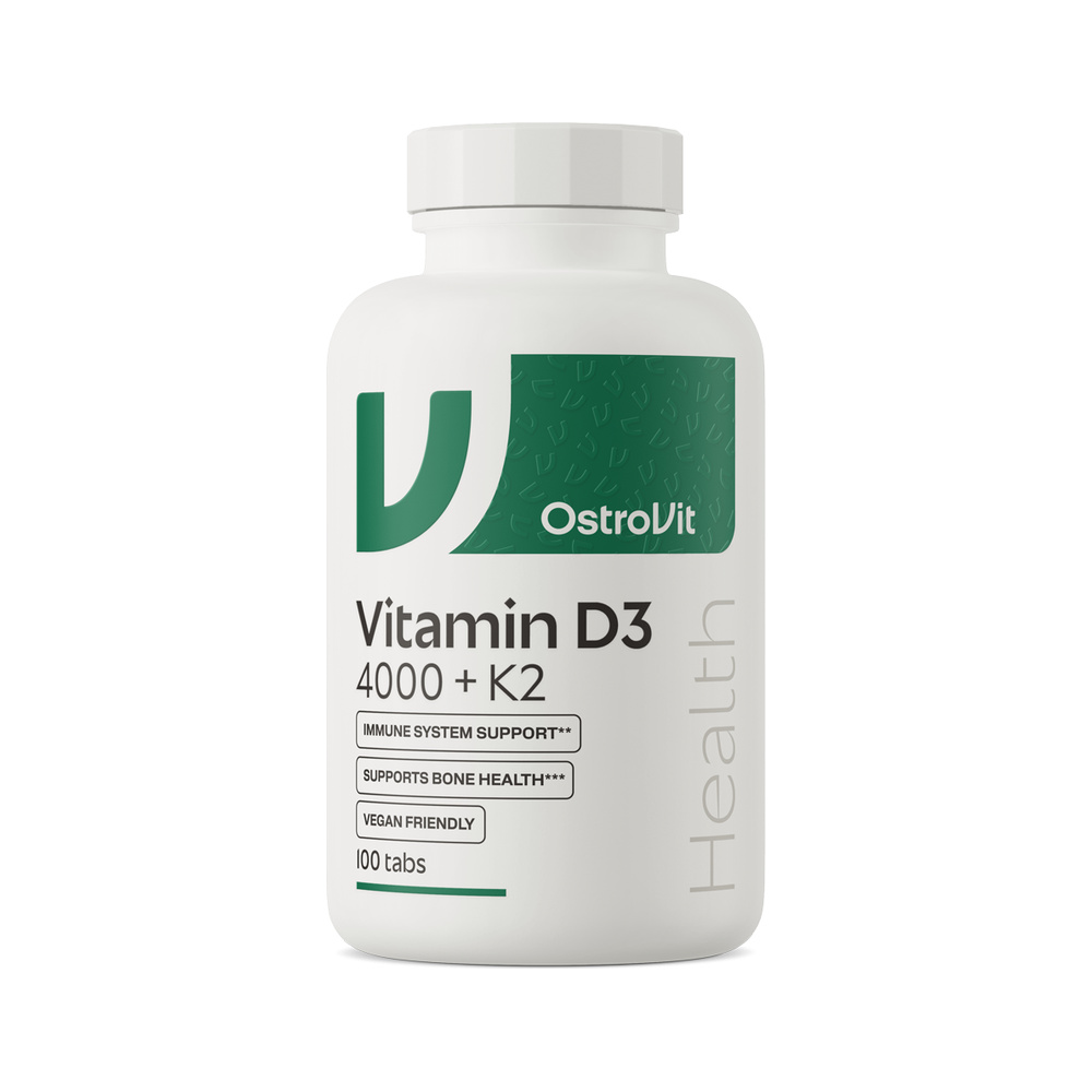 Vitamin D3 4000 IU + K2 VEGE - OstroVit 100 ταμπλέτες
