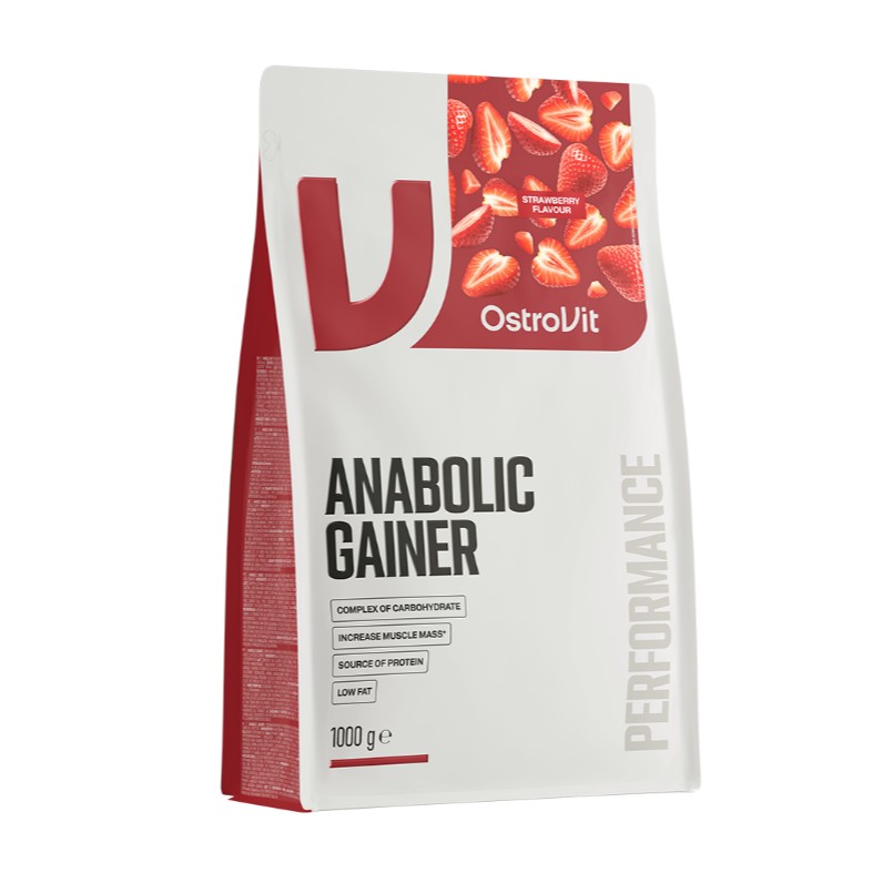 Ostrovit Anabolic Gainer 1000g Strawberry