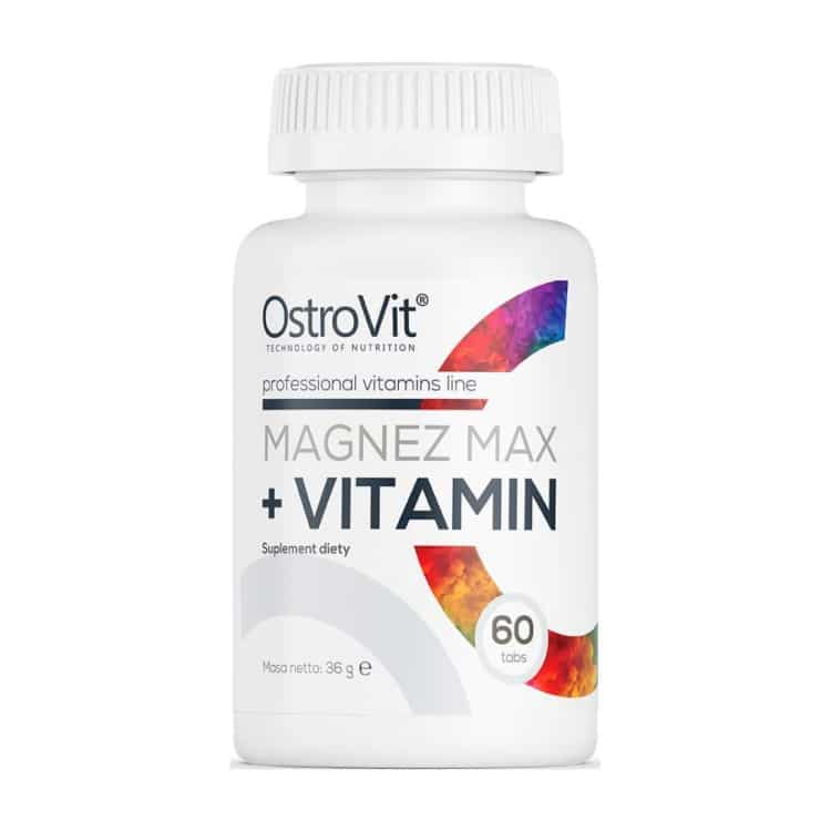 Magnez MAX + Vitamin - OstroVit 60 ταμπλέτες