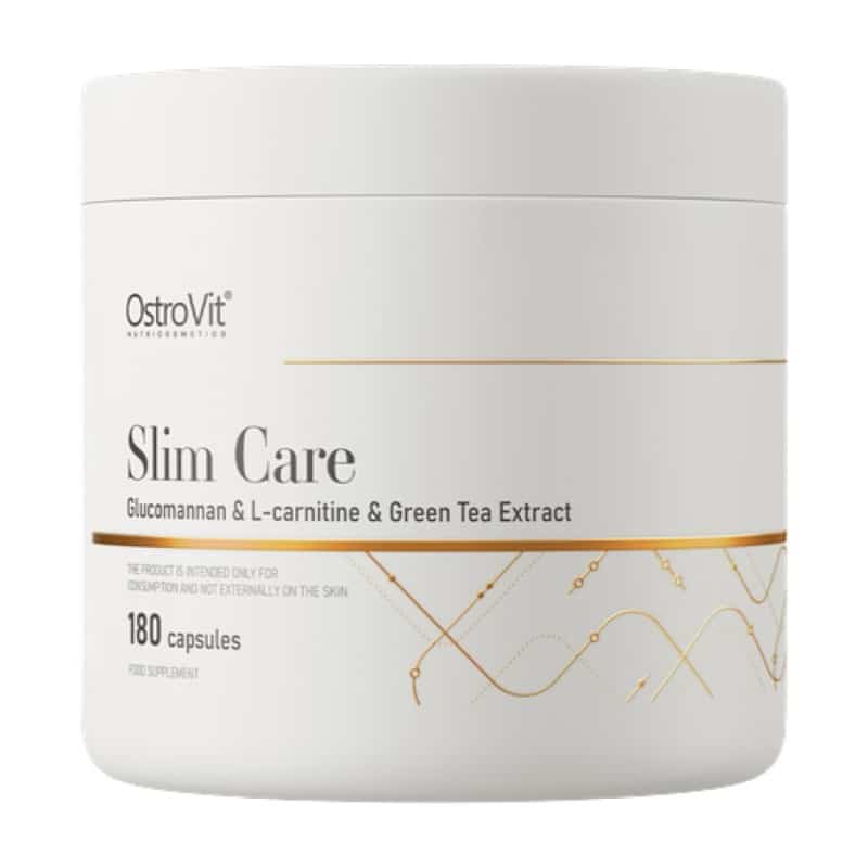 Slim Care Glucomannan & L-Carnitine & Green Tea Extract - OstroVit 180 κάψουλες