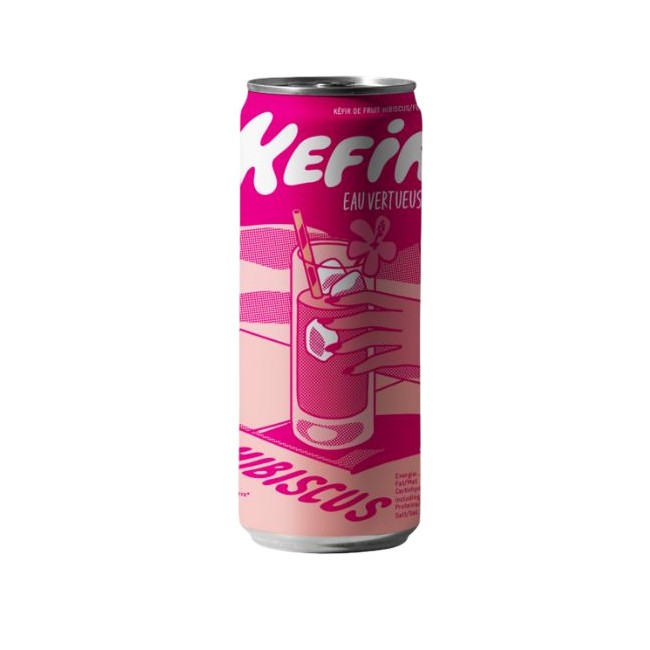 Water Kefir 250ml - Biogel Ιβίσκος & Φραγκοστάφυλο